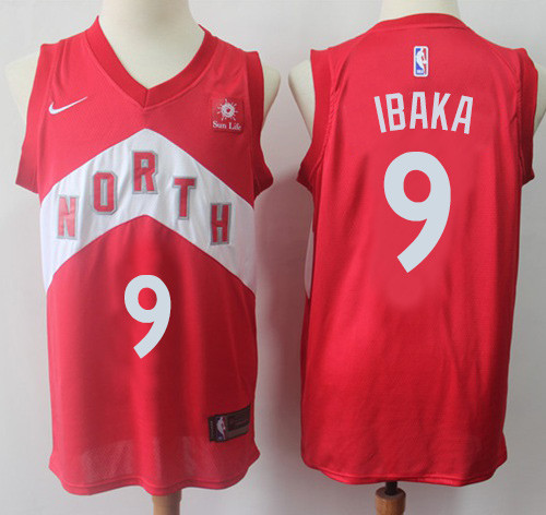 Raptors #9 Serge Ibaka Red Basketball Swingman Earned Edition Jersey Raptors #9 Serge Ibaka Red Basketball Swingman Earned Edition Jersey