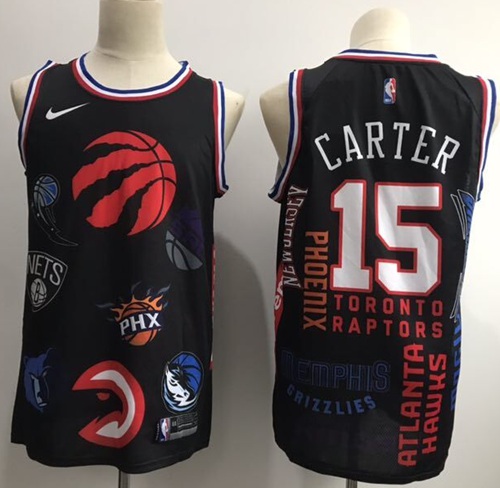 Raptors #15 Vince Carter Black Basketball Swingman Jointly Team Jersey Raptors #15 Vince Carter Black Basketball Swingman Jointly Team Jersey