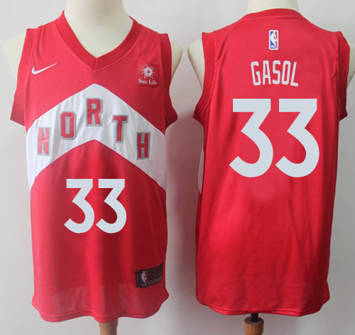 Raptors #33 Marc Gasol Red Basketball Swingman Earned Edition Jersey Raptors #33 Marc Gasol Red Basketball Swingman Earned Edition Jersey