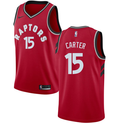 Raptors #15 Vince Carter Red Basketball Swingman Icon Edition Jersey Raptors #15 Vince Carter Red Basketball Swingman Icon Edition Jersey