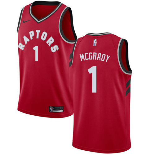 Raptors #1 Tracy Mcgrady Red Basketball Swingman Icon Edition Jersey Raptors #1 Tracy Mcgrady Red Basketball Swingman Icon Edition Jersey
