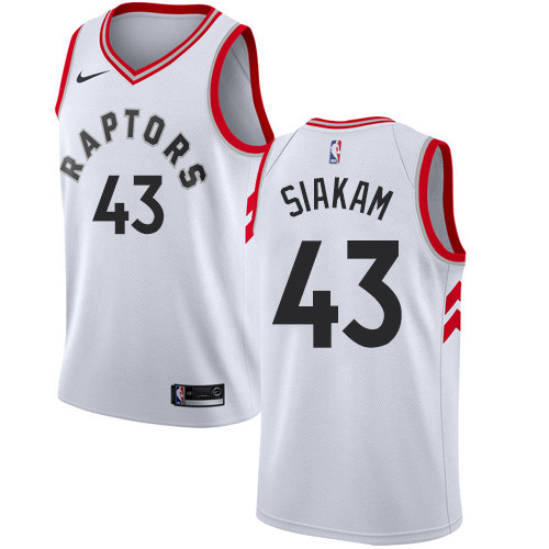 Nike Raptors #43 Pascal Siakam White NBA Swingman Association Edition Jersey Nike Raptors #43 Pascal Siakam White NBA Swingman Association Edition Jersey