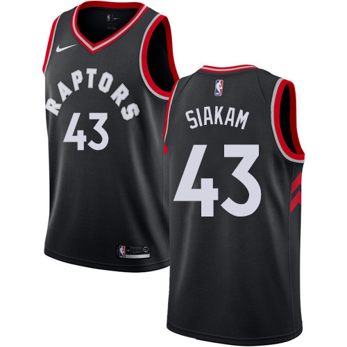 Nike Raptors #43 Pascal Siakam Black NBA Swingman Statement Edition Jersey Nike Raptors #43 Pascal Siakam Black NBA Swingman Statement Edition Jersey