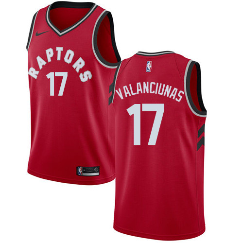 Nike Raptors #17 Jonas Valanciunas Red NBA Swingman Icon Edition Jersey Nike Raptors #17 Jonas Valanciunas Red NBA Swingman Icon Edition Jersey