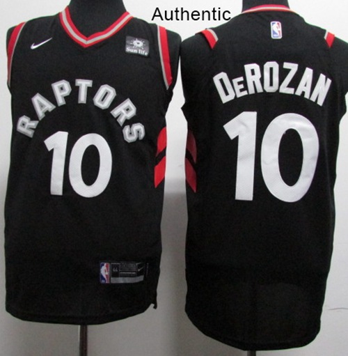 Nike Raptors #10 DeMar DeRozan Black NBA Authentic Statement Edition Jersey Nike Raptors #10 DeMar DeRozan Black NBA Authentic Statement Edition Jersey