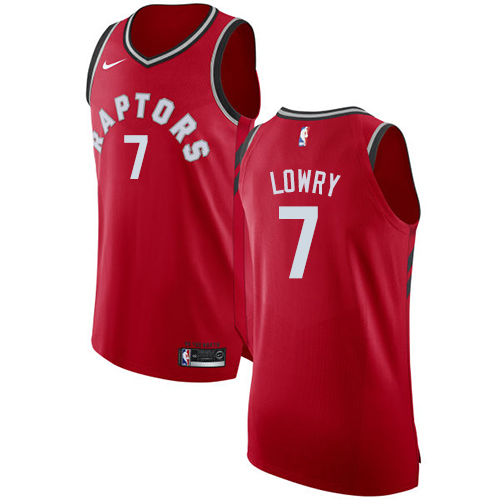 Nike Raptors #7 Kyle Lowry Red NBA Authentic Icon Edition Jersey Nike Raptors #7 Kyle Lowry Red NBA Authentic Icon Edition Jersey