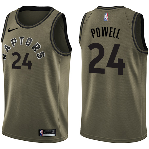 Nike Raptors #24 Norman Powell Green Salute to Service NBA Swingman Jersey Nike Raptors #24 Norman Powell Green Salute to Service NBA Swingman Jersey