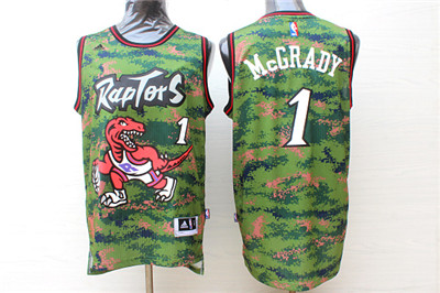 Raptors 1 Tracy McGrady Camo Swingman Jersey Raptors 1 Tracy McGrady Camo Swingman Jersey