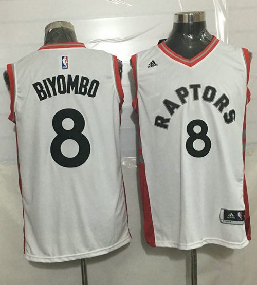 Raptors #8 Bismack Biyombo White Stitched NBA Jersey Raptors #8 Bismack Biyombo White Stitched NBA Jersey