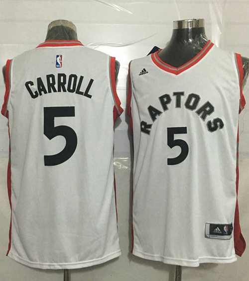 Raptors #5 DeMarre Carroll White Stitched NBA Jersey Raptors #5 DeMarre Carroll White Stitched NBA Jersey