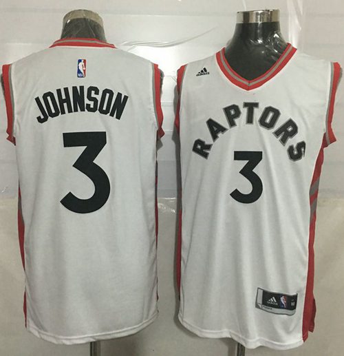 Raptors #3 James Johnson White Stitched NBA Jersey Raptors #3 James Johnson White Stitched NBA Jersey