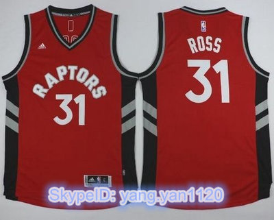 Revolution 30 Raptors #31 Terrence Ross Red Stitched NBA Jersey