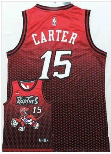 Raptors #15 Vince Carter Red Resonate Fashion Stitched NBA Jersey
