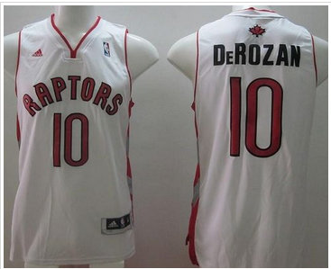 Toronto Raptors Revolution 30 Raptors #10 DeMar DeRozan White NBA Jersey