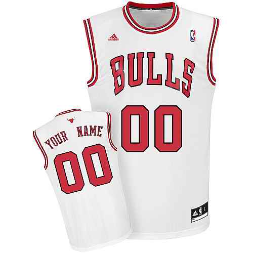 Chicago Bulls Custom White Adidas Jersey Chicago Bulls Custom White Adidas Jersey