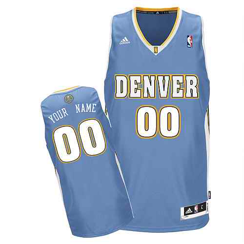 Denver Nuggets Custom Swingman Blue Road Jersey Denver Nuggets Custom Swingman Blue Road Jersey