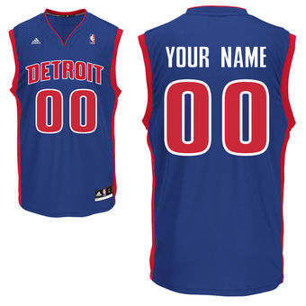 adidas Detroit Pistons Custom Replica Road Jersey adidas Detroit Pistons Custom Replica Road Jersey