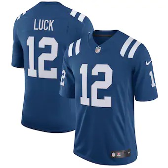 Indianapolis Colts #12 Andrew Luck Men's Nike Royal Vapor Limited Team Jersey Indianapolis Colts #12 Andrew Luck Men's Nike Royal Vapor Limited Team Jersey