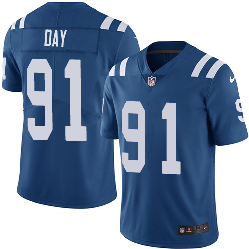 Nike Colts #91 Sheldon Day Royal Blue Team Color Men's Stitched NFL Vapor Untouchable Limited Jersey Nike Colts #91 Sheldon Day Royal Blue Team Color Men's Stitched NFL Vapor Untouchable Limited Jersey