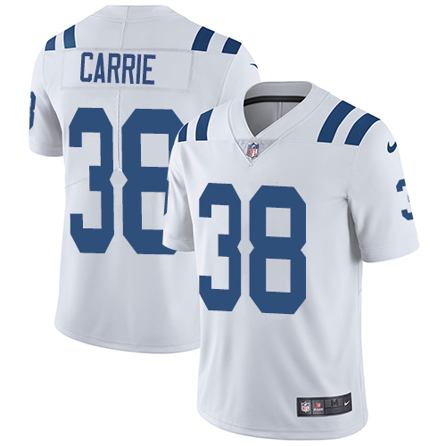 Nike Colts #38 T.J. Carrie White Men's Stitched NFL Vapor Untouchable Limited Jersey Nike Colts #38 T.J. Carrie White Men's Stitched NFL Vapor Untouchable Limited Jersey