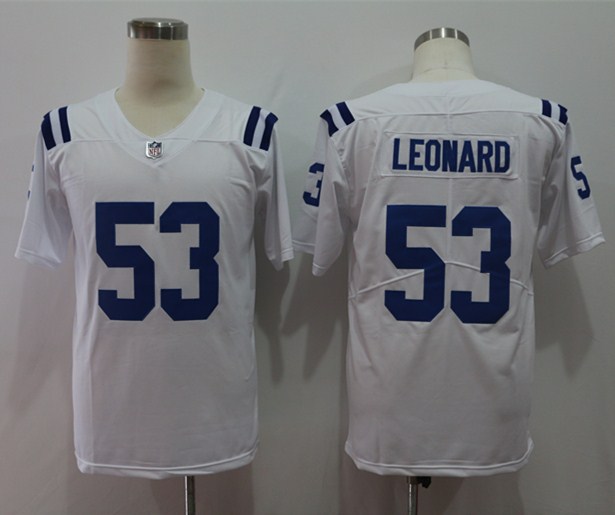 Colts 53 Darius Leonard White Vapor Untouchable Limited Jersey Colts 53 Darius Leonard White Vapor Untouchable Limited Jersey