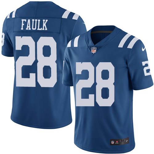 Nike Colts 28 Marshall Faulk Royal Color Rush Limited Jersey Nike Colts 28 Marshall Faulk Royal Color Rush Limited Jersey