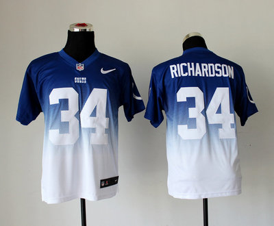 NEW Indianapolis Colts 34 Trent Richardson Blue White Drift Fashion II Elite NFL Jerseys NEW Indianapolis Colts 34 Trent Richardson Blue White Drift Fashion II Elite NFL Jerseys