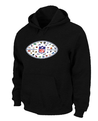 NFL Logo Pullover Hoodie Black