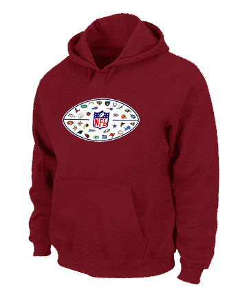 NFL Logo Pullover Hoodie Red