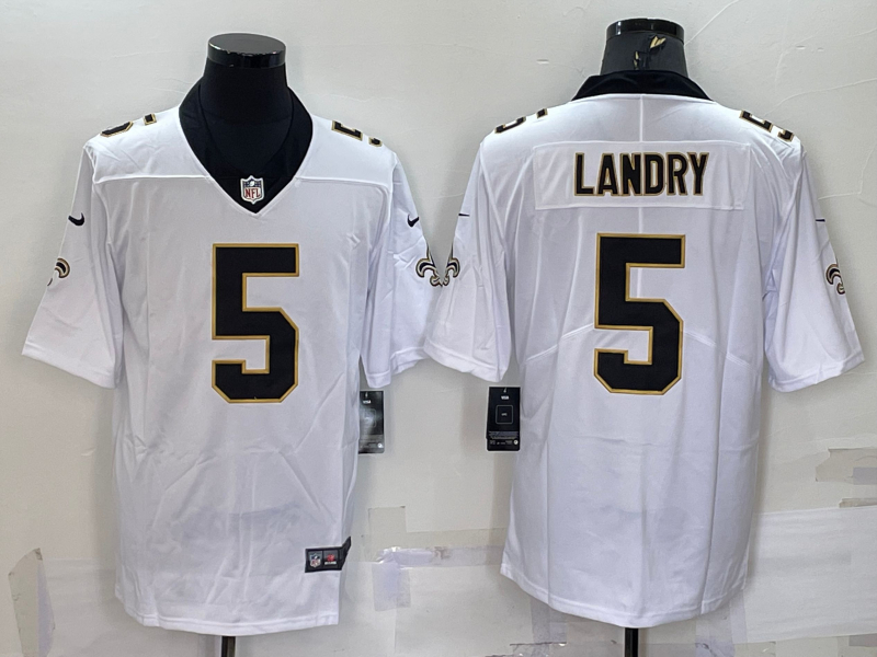 Nike Saints 5 Jarvis Landry White Vapor Untouchable Limited Jersey Nike Saints 5 Jarvis Landry White Vapor Untouchable Limited Jersey