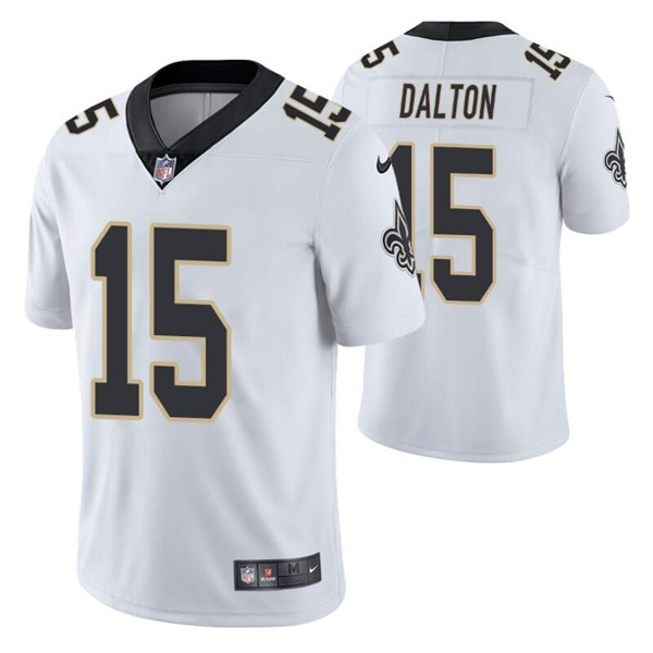 Men's New Orleans Saints #15 Rex Burkhead White Vapor Limited Stitched Jersey Men's New Orleans Saints #15 Rex Burkhead White Vapor Limited Stitched Jersey