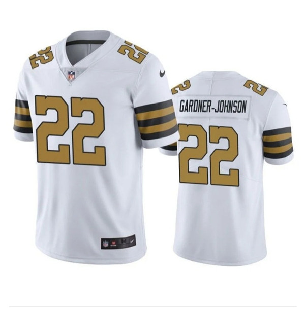 Men's Saints #22 Chauncey Gardner-Johnson Color Rush Jersey Men's Saints #22 Chauncey Gardner-Johnson Color Rush Jersey
