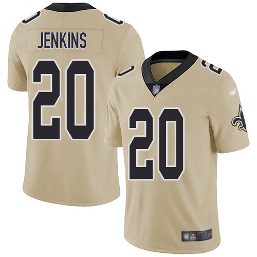 Nike Saints #20 Janoris Jenkins Gold Men's Stitched NFL Limited Inverted Legend Jersey Nike Saints #20 Janoris Jenkins Gold Men's Stitched NFL Limited Inverted Legend Jersey