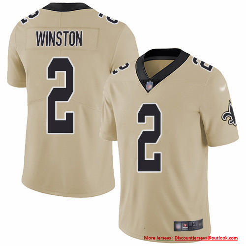 Nike Saints #2 Jameis Winston Gold Men's Stitched NFL Limited Inverted Legend Jersey Nike Saints #2 Jameis Winston Gold Men's Stitched NFL Limited Inverted Legend Jersey