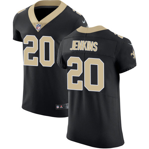 Nike Saints #20 Janoris Jenkins Black Team Color Men's Stitched NFL Vapor Untouchable Elite Jersey Nike Saints #20 Janoris Jenkins Black Team Color Men's Stitched NFL Vapor Untouchable Elite Jersey
