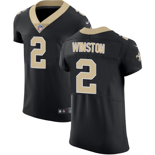 Nike Saints #2 Jameis Winston Black Team Color Men's Stitched NFL Vapor Untouchable Elite Jersey Nike Saints #2 Jameis Winston Black Team Color Men's Stitched NFL Vapor Untouchable Elite Jersey