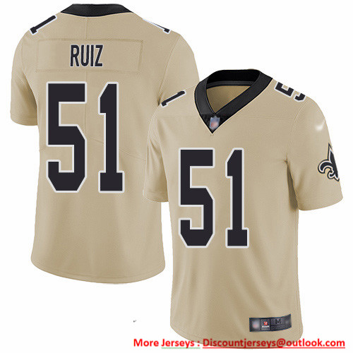 Nike Saints #51 Cesar Ruiz Gold Men's Stitched NFL Limited Inverted Legend Jersey Nike Saints #51 Cesar Ruiz Gold Men's Stitched NFL Limited Inverted Legend Jersey