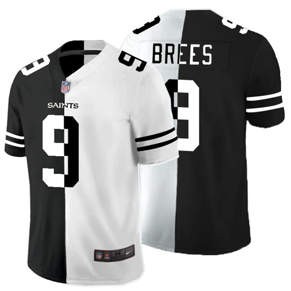 Nike Saints 9 Drew Brees Black And White Split Vapor Untouchable Limited Jersey Nike Saints 9 Drew Brees Black And White Split Vapor Untouchable Limited Jersey