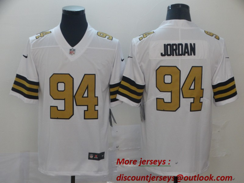 Nike Saints 94 Cameron Jordan White Color Rush Limited Jersey