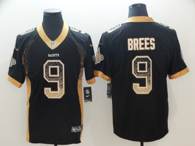 Nike Saints 9 Drew Brees Black Drift Fashion Limited Jersey Nike Saints 9 Drew Brees Black Drift Fashion Limited Jersey
