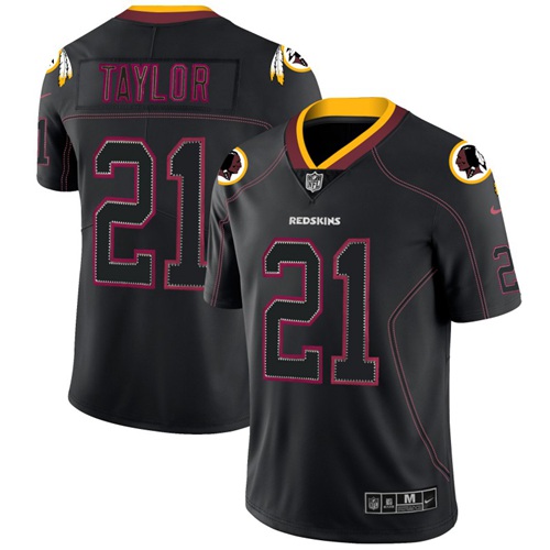 Nike Redskins #21 Sean Taylor Lights Out Black Men's Stitched NFL Limited Rush Jersey Nike Redskins #21 Sean Taylor Lights Out Black Men's Stitched NFL Limited Rush Jersey