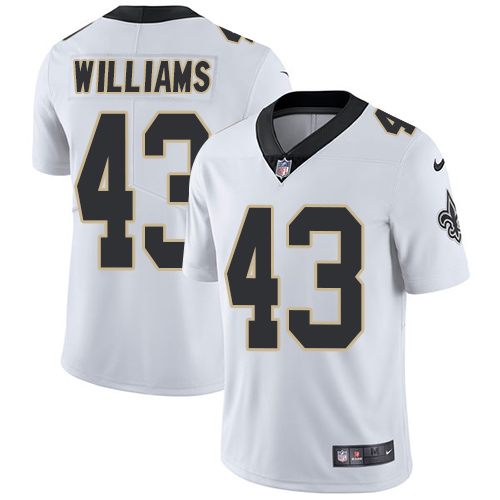 Nike Saints 43 Marcus Williams White Vapor Untouchable Limited Jersey Nike Saints 43 Marcus Williams White Vapor Untouchable Limited Jersey