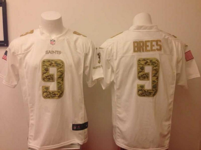 NEW New Orleans Saints #9 Drew Brees White Jerseys(game USA)