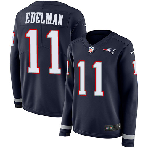 Nike Patriots #11 Julian Edelman Navy Blue Team Color Women's Nike Patriots #11 Julian Edelman Navy Blue Team Color Women's