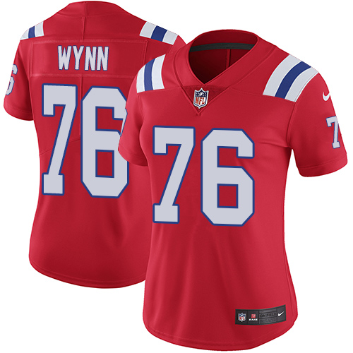 Nike Patriots #76 Isaiah Wynn Red Alternate Women's Stitched NFL Vapor Untouchable Limited Jersey Nike Patriots #76 Isaiah Wynn Red Alternate Women's Stitched NFL Vapor Untouchable Limited Jersey