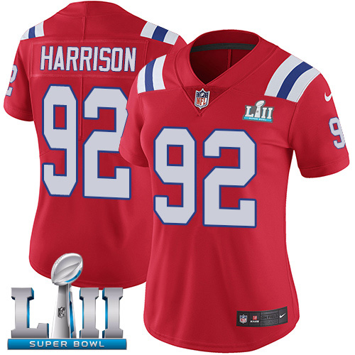 Nike Patriots #92 James Harrison Red Alternate Super Bowl LII Women's Stitched NFL Vapor Untouchable Limited Jersey Nike Patriots #92 James Harrison Red Alternate Super Bowl LII Women's Stitched NFL Vapor Untouchable Limited Jersey
