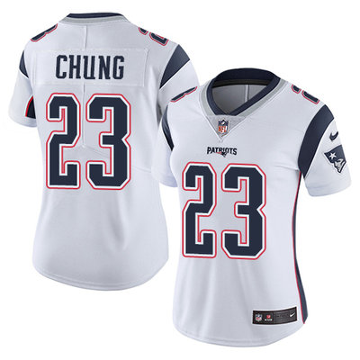 Nike Patriots #23 Patrick Chung White Women's Stitched NFL Vapor Untouchable Limited Jersey Nike Patriots #23 Patrick Chung White Women's Stitched NFL Vapor Untouchable Limited Jersey