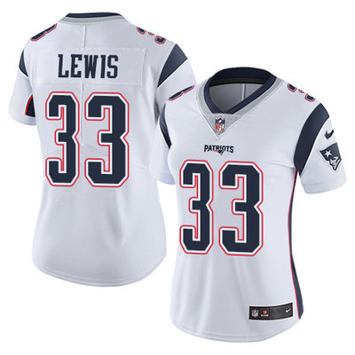 Nike Patriots #33 Dion Lewis White Women's Stitched NFL Vapor Untouchable Limited Jersey Nike Patriots #33 Dion Lewis White Women's Stitched NFL Vapor Untouchable Limited Jersey
