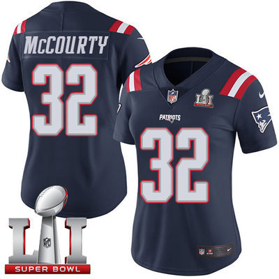 Nike Patriots #32 Devin McCourty Navy Blue Super Bowl LI 51 Women's Stitched NFL Limited Rush Jersey Nike Patriots #32 Devin McCourty Navy Blue Super Bowl LI 51 Women's Stitched NFL Limited Rush Jersey