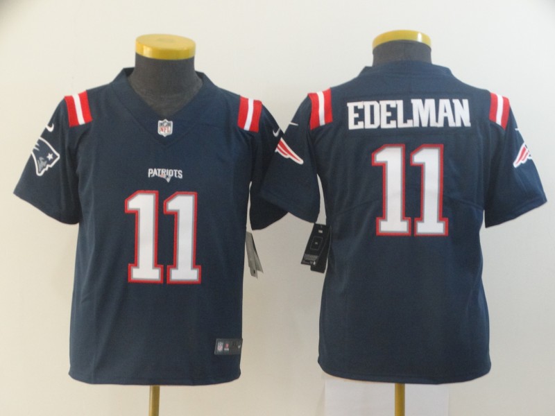 Youth Nike Patriots 11 Julian Edelman Navy Youth Color Rush Limited Jersey Youth Nike Patriots 11 Julian Edelman Navy Youth Color Rush Limited Jersey